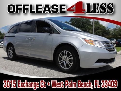 2012 honda odyssey ex  3rd row seats split bench bluetooth clean carfax