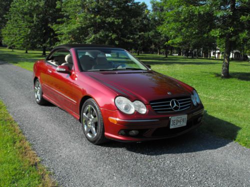 2005 mercedes-benz clk500 base convertible 2-door 5.0l