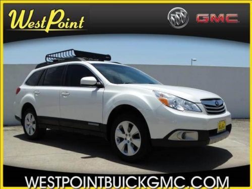 2011 subaru outback 2.5l awd sunroof backup camara carfax one owner no reserve