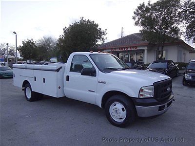 F350 xl one owner clean carfax florida truck 11ft bed custom storage xlt diesel