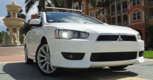 2010 mitsubishi lancer gts sportback wagon 4-door 2.4l roof rack sunroof leather