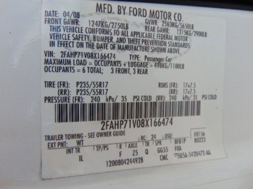 *2008* FORD CROWN VIC P-71 POLICE INTERCEPTOR CAR, US $5,500.00, image 71