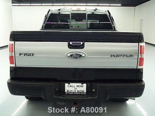 2009 FORD F-150 PLATINUM CREW SUNROOF NAV REAR CAM 20'S TEXAS DIRECT AUTO, US $25,980.00, image 5