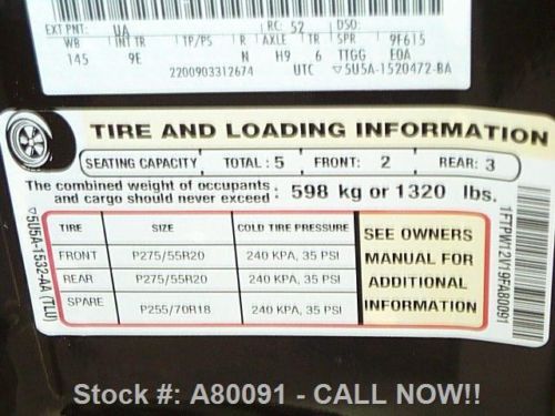 2009 FORD F-150 PLATINUM CREW SUNROOF NAV REAR CAM 20'S TEXAS DIRECT AUTO, US $25,980.00, image 22