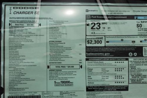 2014 Dodge Charger SE, US $25,591.00, image 4