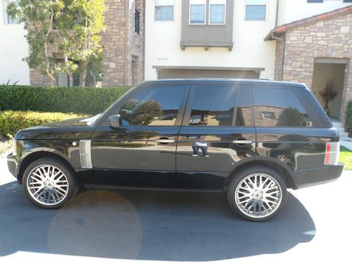 2008 land rover range rover hse awd/marinello 22' wheels/one owner