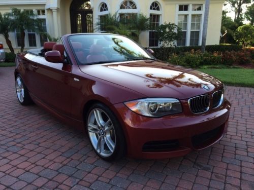 2013 bmw 135i cabriolet convertible premium tech m sport orig msrp $52445