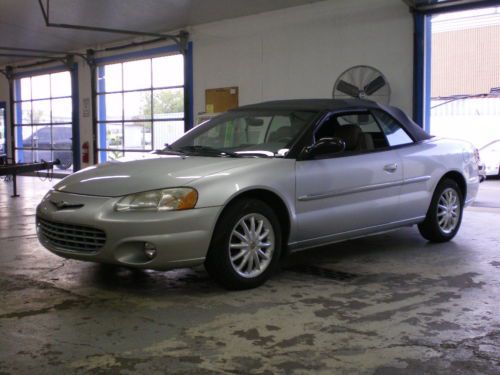 2002 chrysler sebring lxi convertible, 97k, does not run, needs repair