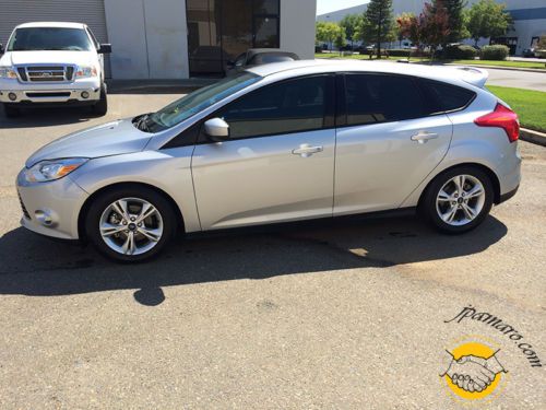 2012 ford focus se hatchback 4dr 12 13 hatch back sedan silver