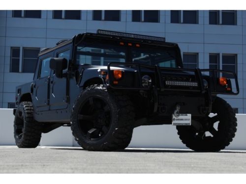 Hummer h1 rockstar ii&#039;s::momo::led&#039;s::leather::brush guard:black/black one owner