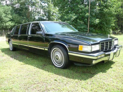 1993 cadillac front wheel drive deville fleetwood s&amp;s limo limousine 56,000 mile
