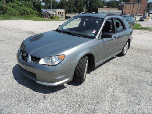 07 subaru impreza wagon all wheel drive 1 owner abs brakes cold a/c no reserve