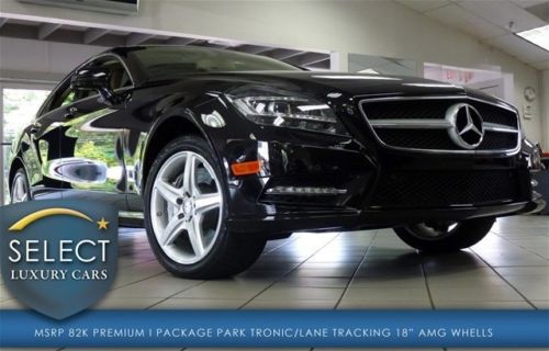 Msrp $82k cls550 rwd p1 wheel pkg lane tracking parktronic rear spoiler 4kmls