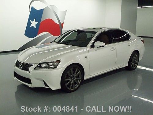 2013 lexus gs350 f-sport sunroof nav rearview cam 18k texas direct auto