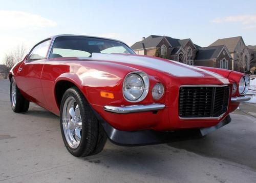 1972 camaro 454 big block red split bumper restored wow