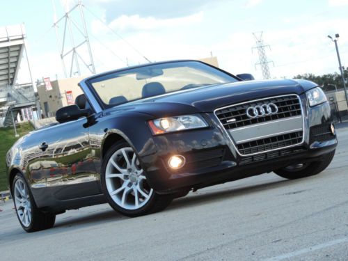 2012 audi a5 quattro cabriolet convertible 2.0l turbo premium  38k like new