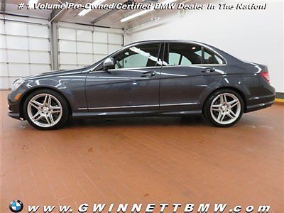 C300 c-class low miles 4 dr sedan automatic gasoline 3.0l v6 cyl steel grey meta