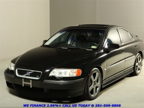 Clean carfax s60r awd sunroof leather sports pkg active suspension 85k low miles
