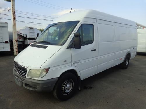 2006 freightliner sprinter 2500 extended cargo van turbo diesel no reserve