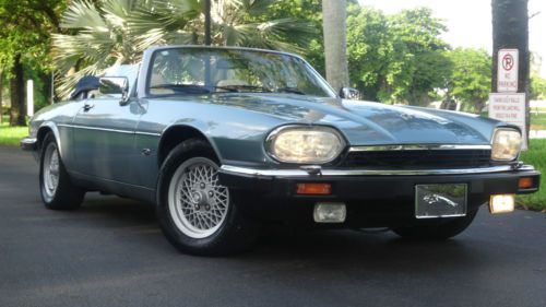1992 jaguar xjs base convertible 2-door 5.3l super clean fl car collector item !