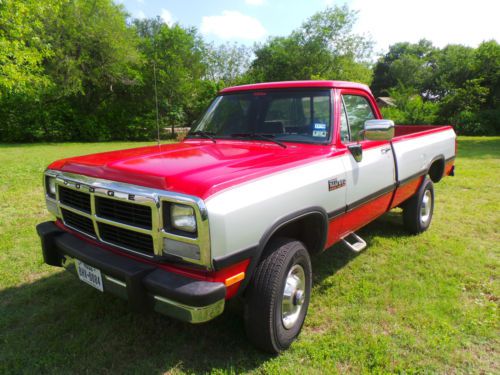 1993 dodge cummins turbo diesel w-250, original survivor, power ram, power wagon