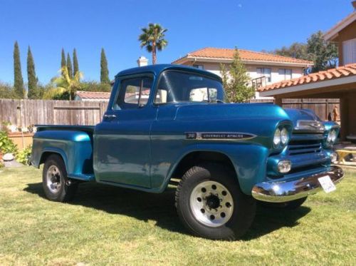 1959 chevy 3600 apache - take a cruise with big blue heavy duty