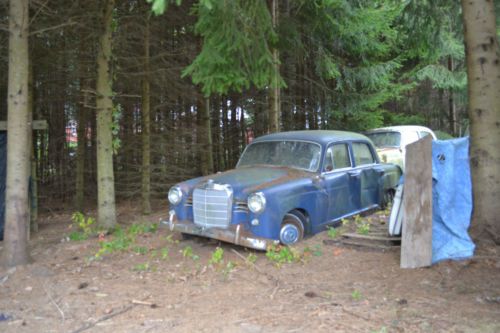 2 1957 W121 Mercedes Ponton Diesel sedans - Complete Cars need Restoration parts, image 9