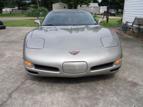 1999 chevy corvette, silver, automatic, coupe, all original, 2 owners, low miles