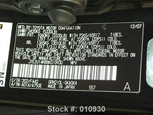 2008 TOYOTA 4RUNNER SR5 LEATHER SUNROOF ROOF RACK 18K TEXAS DIRECT AUTO, US $24,980.00, image 19