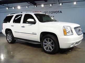 2011 white denali * navigation * leather * sunroof * 3rd row * tv/dvd * 40+ pics