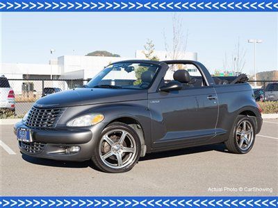 2005 pt cruiser convertible gt: exceptionally clean, offered by mercedes dealer