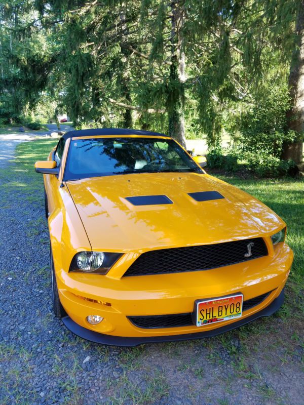 2008 ford mustang shelby gt500 convertible 2-door