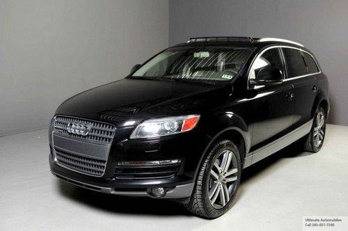 2007 audi q7 4.2l quattro v8 nav panoroof rearcam heatseats xenons 3row leather!