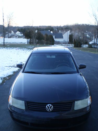 1999 vw passat gls, black, 5-speed turbo, one owner, v.good condition