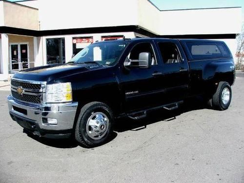 2011 chevrolet silverado 3500 lt diesel crew cab long box dually 4x4 leer cap