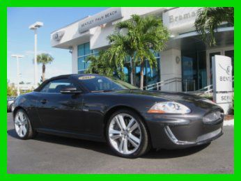 11 gray jag xk-r supercharged convertible *20 inch alloy wheels *navigation