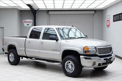 2006 sierra 2500hd diesel 4x4 slt heated leather bose crew cab