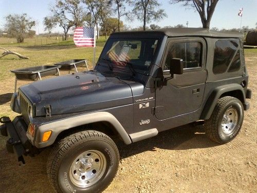 2002 jeep wrangler x sport utility 2-door 4.0l