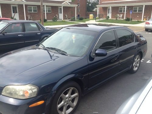 2003 nissan maxima se blue