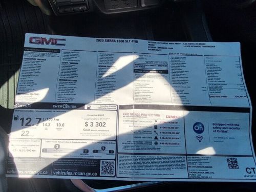 2020 gmc sierra 1500 4x4 slt 4dr crew cab 5.8 ft. sb