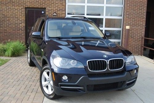 2009 bmw x5 xdrive30i, one owner, third row, bi xenon, panoramic sunroof