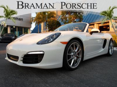 Boxster s convertible 3.4l nav bose xm bluetooth 20" caerra wheels pasm pwr seat