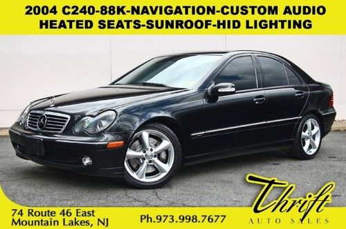 04 c240-88k-navigation-custom audio-heated seats-sunroof-hid lighting