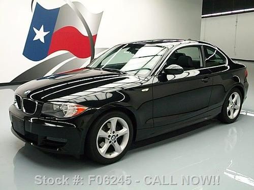 2008 bmw 128i coupe 6-speed heated seats sunroof 49k mi texas direct auto