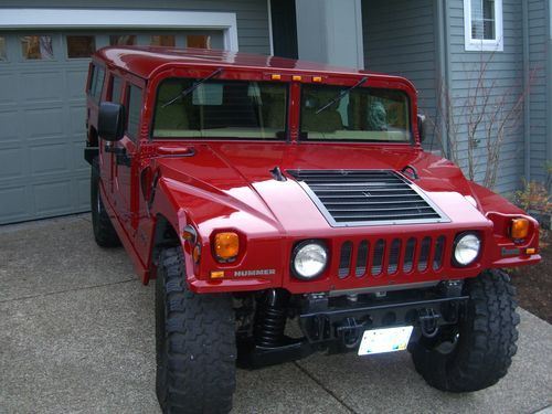 Hummer h1 wagon, predator 6 cyl cummins diesel, leather, huge list of upgrades!