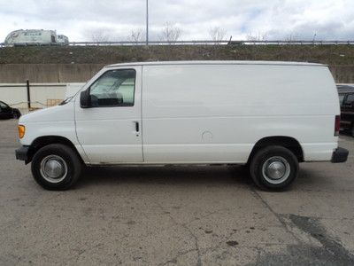 06 ford econoline e250 work commercial van cargo e 250 4.6 panel shelves