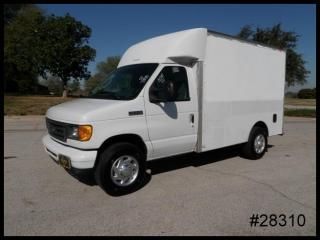 V8 econoline e350 10' supreme spartan cube work van dayton host - we finance!