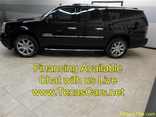 07 denali xl awd 3rd row tv/dvd heated seats certified warranty we finance!!