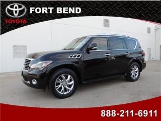 2011 infiniti qx56 4wd 4dr bluetooth backup camera rear entertainment navigation