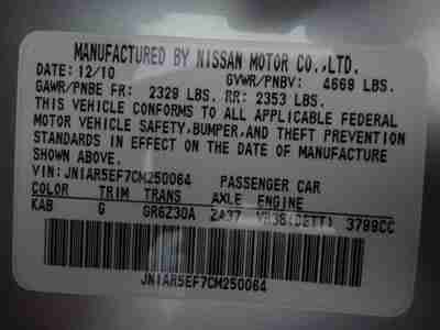 Nissan GT-R NAV Dual-Stage Frontal Airbags Cruise Control, image 15